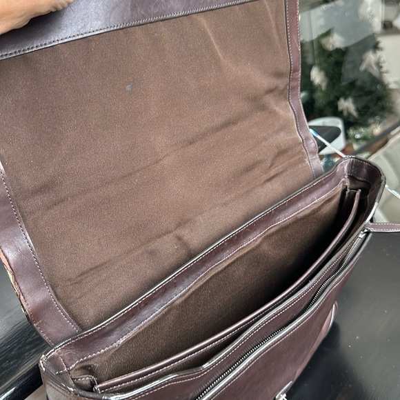 Coach vintage genuine leather briefcase # 70304 Transatlantic Flap Business - Picture 9 of 15